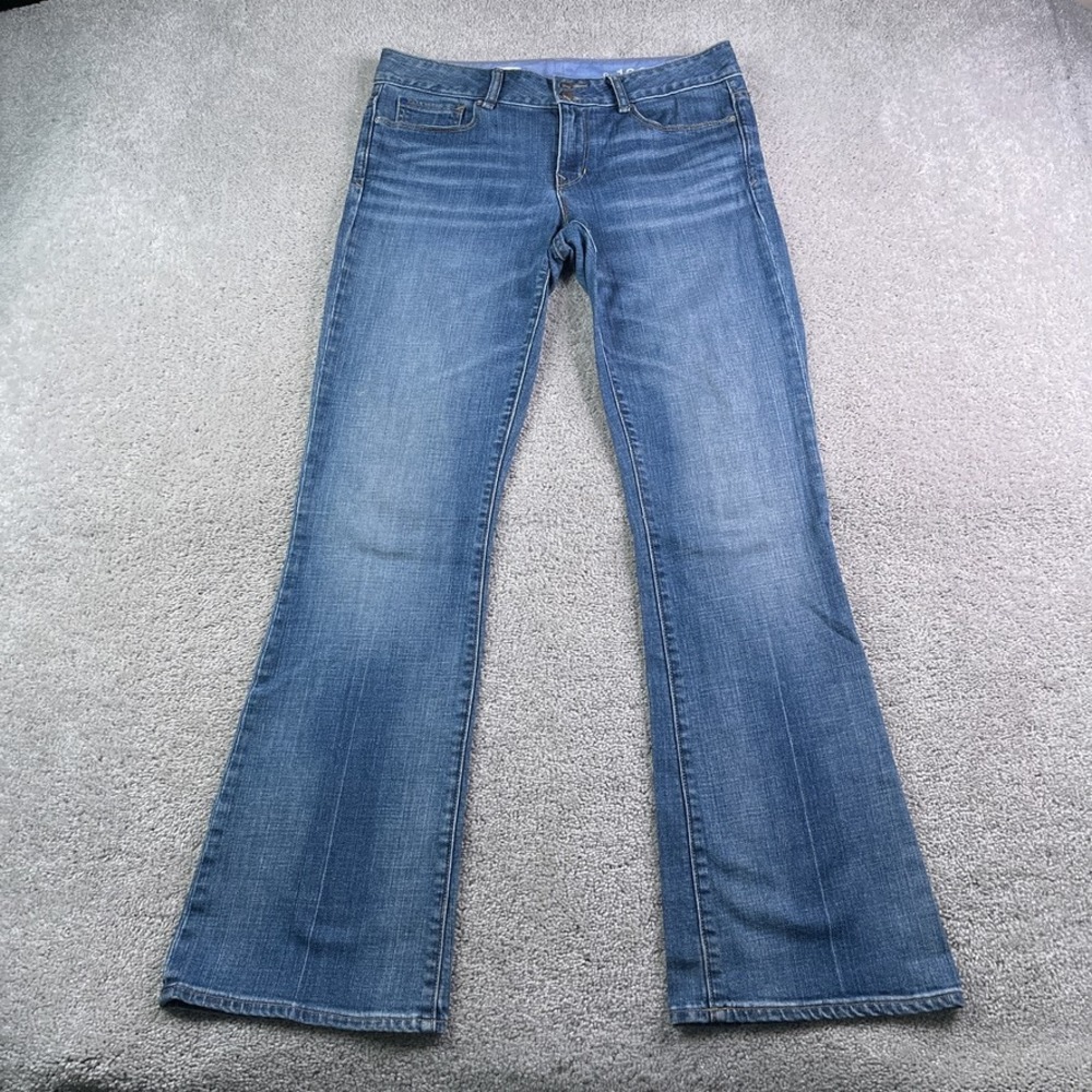Gap Jeans Womens 30 10 Blue Perfect Boot Medium Wash Denim Mid Rise Casual